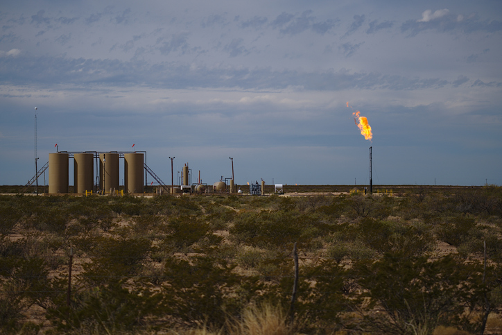 Permian Basin Gas Flare